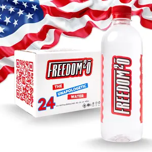Freedom2o 24-Pack 432hz Bottled Water - 16.9 oz Freedom Water - Original Labels