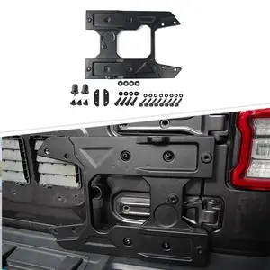 Oversized Spare Tire Carrier Tailgate Reinforcement Kit, Vehicle Accessories for 2018+ Jeep Wrangler JL