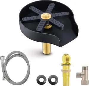 Glass Rinser for Kitchen Sink - Kitchen Sink Caddy, Bottle Washer for Sink - Speedy Glass Washer for Sink- Automatic Sink Glass Rinser