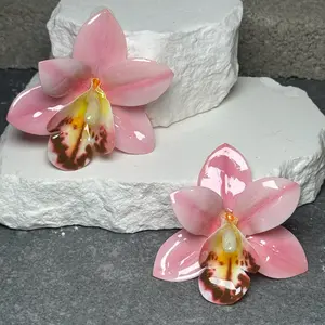 Sunfire Orchid Stud Earring