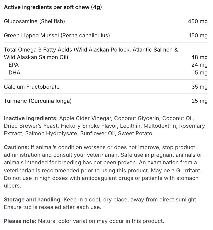 Hip & Joint Care Chews – Dog Joint Supplement for Mobility - PetLab Co.