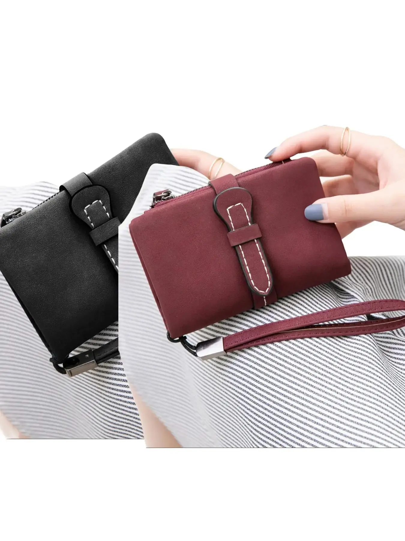 Burgundy*1 pc+Black*1 pc