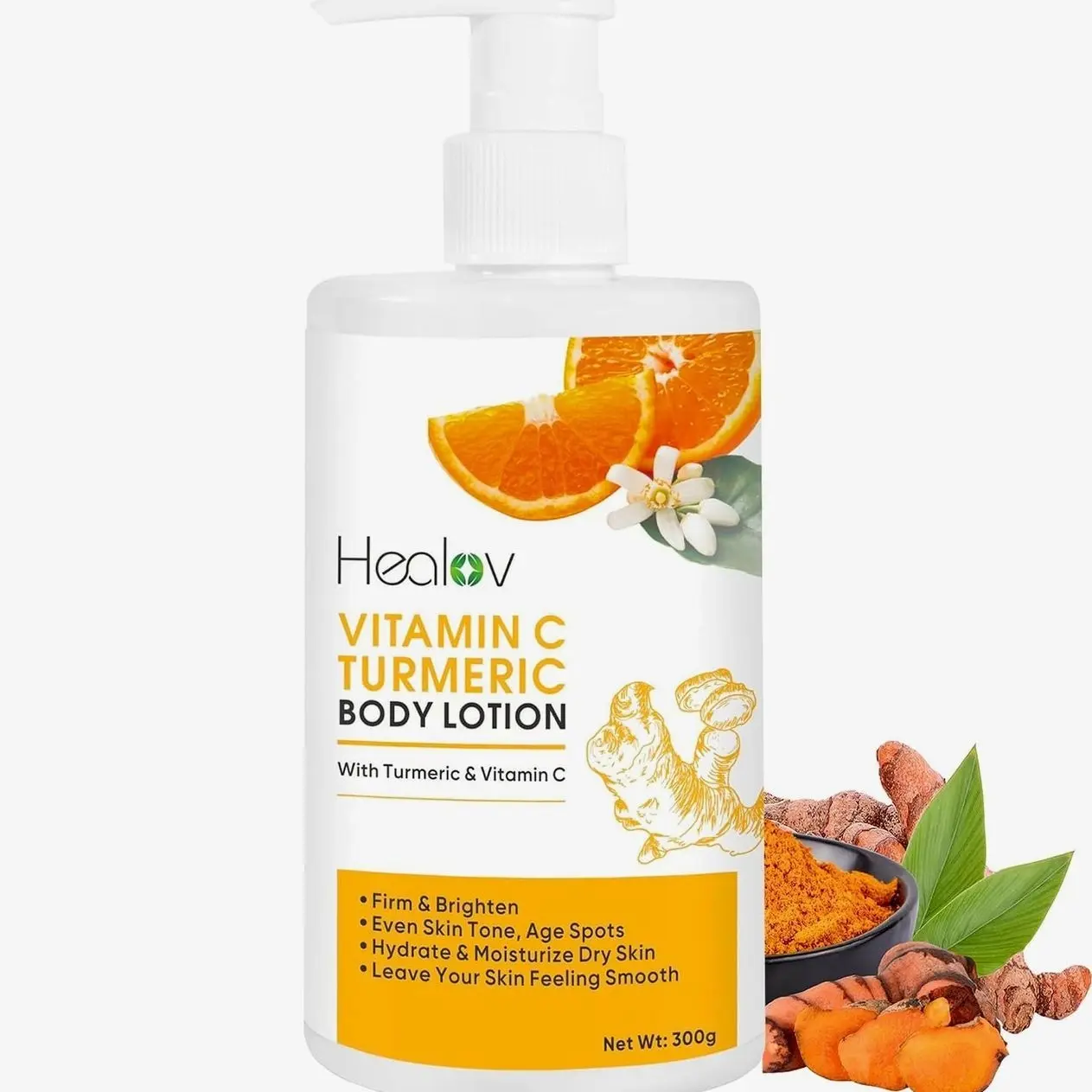 Turmeric Lotion for Dark Spots – Natural Skin Brightening Body Lotion – Turmeric Face Cream to Cleanse Skin, Fight Acne, Even Tone, Clear Scars, and Sun Damage – Dark Spot Cream for Hyperpigmentation
