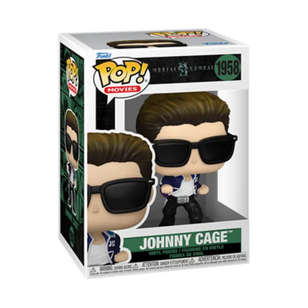 Funko Pop Vinyl Figure Mortal Kombat Johnny Cage 1958