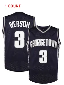 Men's Letter & Number Embroidery Basketball Jersey, Jersey Top, Loose Basketball Vest, Basketball Clothing for Men, Basketball Jerseys for Sale, Sportswear Clothing