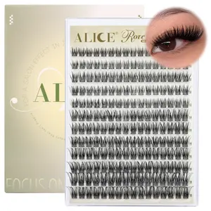 ALICE Lash Clusters Rove CD Curl Eyelash Clusters DIY Thin Band Individual Lashes 10-18mm