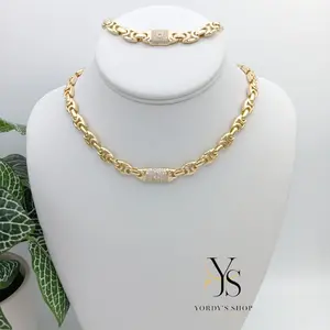 Fashion Choker Set 14K Gold Plated High Quality