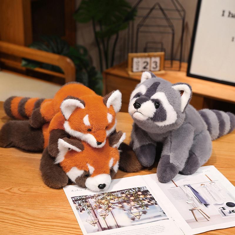 Panda Plush Comfort Soft Animal Plush Raccoon Fox Bear Floor Cushion Birthday Gifts Soft Pillow Toys for Girls Gift Room Decor