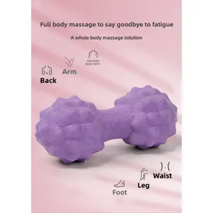 Peanut Massage Ball | Textured Trigger Point Roller for Muscle Relief – Ergonomic Deep Tissue Massage Ball for Back, Neck, Foot & Full Body Recovery