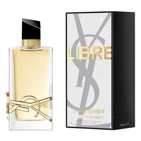 Yves Saint Laurent Libre Eau de Parfum for Women - 3 Oz Edp Spray, Elegant Long Lasting Perfume with Citrus Fruity Vanilla, Floral Scents & Amber Notes, Floral Scents Perfume
