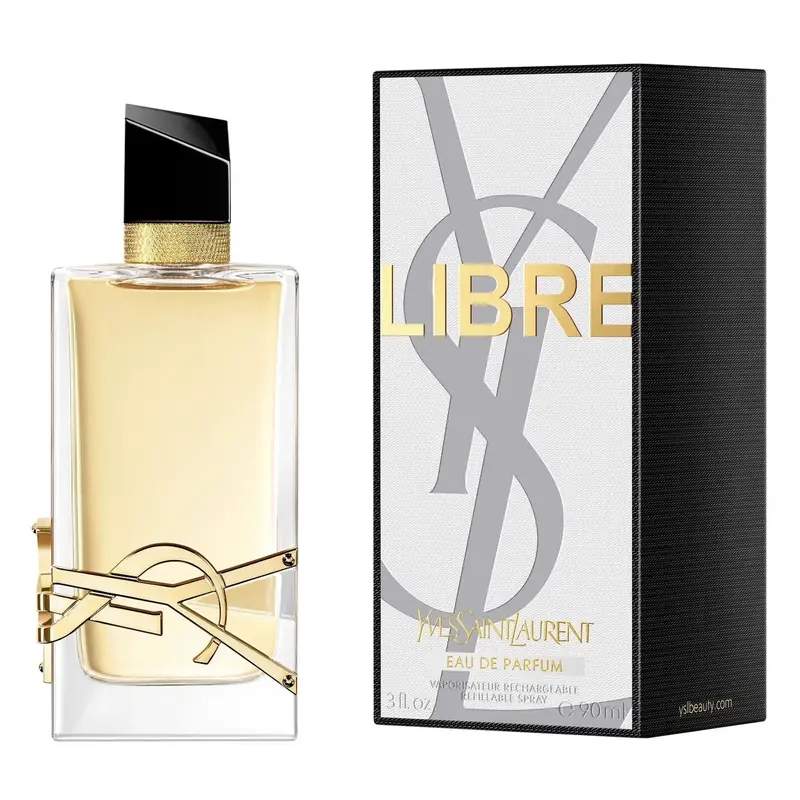 Yves Saint Laurent Libre Eau de Parfum for Women - 3 Oz Edp Spray, Elegant Long Lasting Perfume with Citrus Fruity Vanilla, Floral Scents & Amber Notes, Floral Scents Perfume