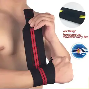 Unisex Adjustable Sports Wrist Guards, Fitness Training Compression Elastic Bands, Weightlifting Protection Anti-Sprain Accessories