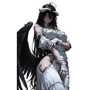 Dark Angel Anime Sticker, Perfect for Laptops, Water Bottles, Journals, Gaming Gear & Gifts for Anime and Fantasy Lovers