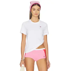 Casablanca Classic Fitted Tee in Bright White