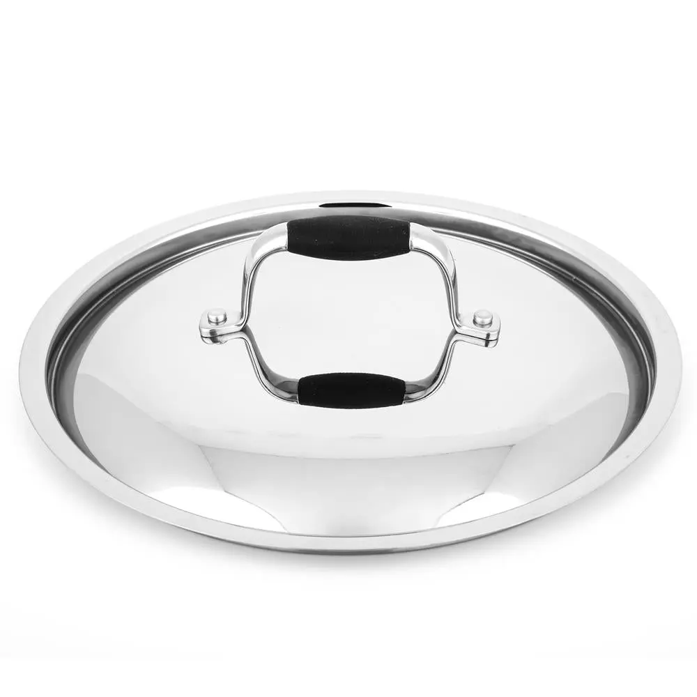 Stainless Steel Lids For Pots - Fits 9.5" Pot | Cooking Pot Lid with Handle - Stain Resistant & Dishwasher Safe - Kitchen Cookware  Accessory