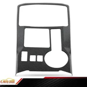 Fit For 10-22 4Runner Carbon Fiber Center Console Gear Shift Panel Cover Trim