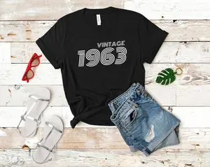 Vintage 1963 Birthday T-Shirt 1963 TShirt Retro Shirt 62 Birthday Gift 1963 Birthday Gift For Him Gift For Her Vintage 1963 Shirt 1963 Tee  Clothes