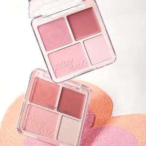 Judydoll - 4 Color Blush & Highlight Palette