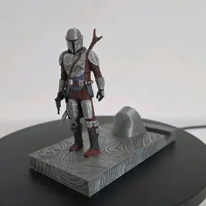 Mandalorian figure beskar phone holder. ¤¤This is the way. ¤¤