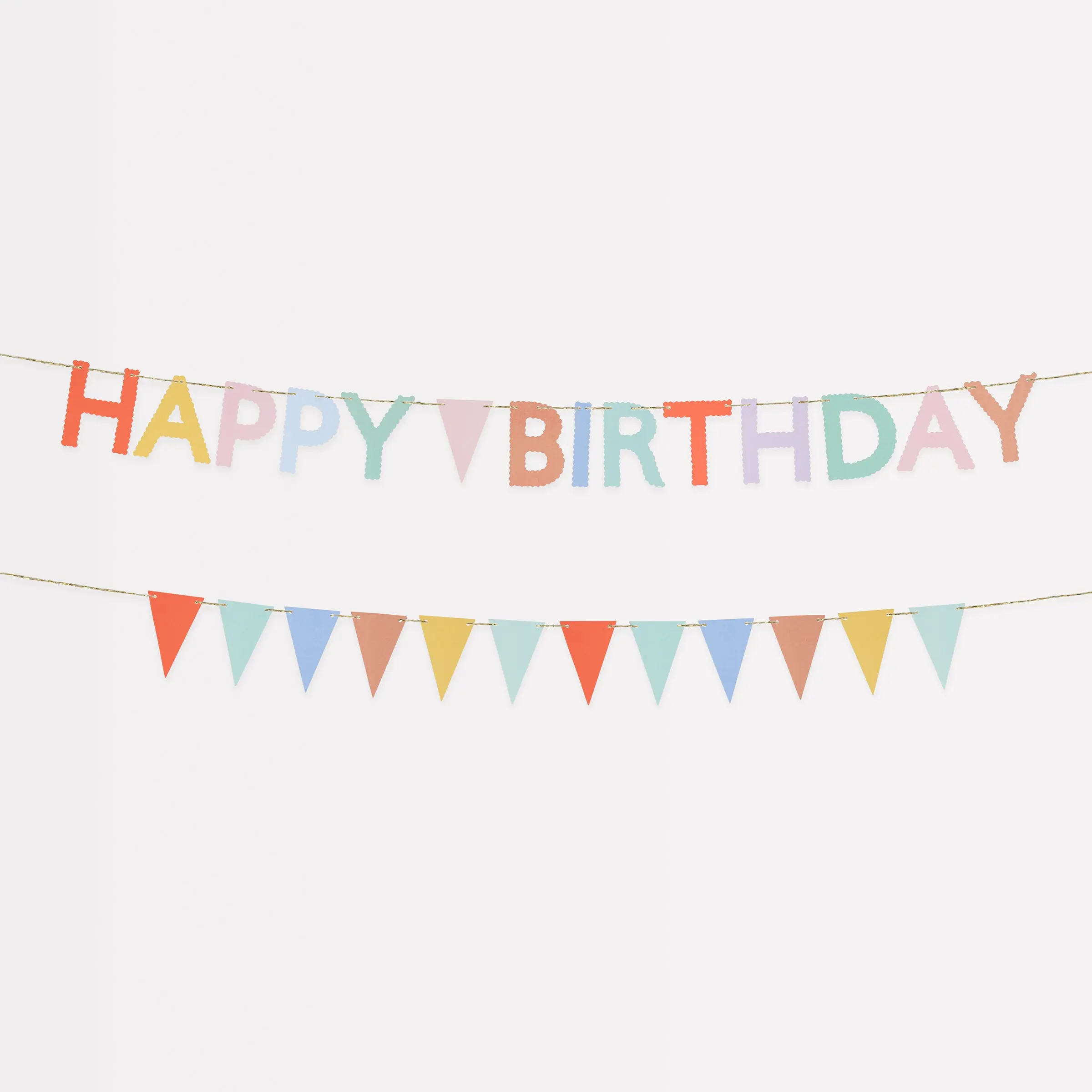 Happy Birthday Mini Matchbox Garland Set