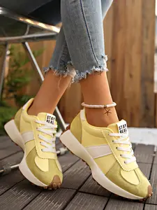 Fashionable Casual Spring New Thick Sole Alaskan Shoes, Unisex Lace-Up Round Toe Sports Sneakers, Comfortable Athletic Footwear