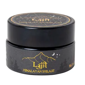 Lajit Himalayan Shilajit Resin (20g) - Gold Grade Organic Shilajit - Sourced by Sherpas at 18k Feet - Sun dried and Lab Tested for Purity and Safety