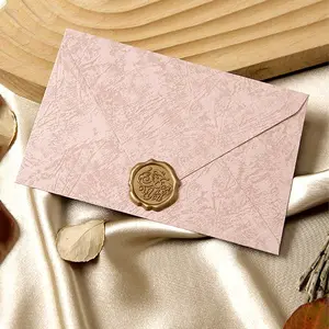 Vintage Multi-Purpose Envelope Set, Pure Color Paper Envelopes & Wax Seal Stickers, Ideal for Office, Wedding Invitations, Valentine's Day Cards