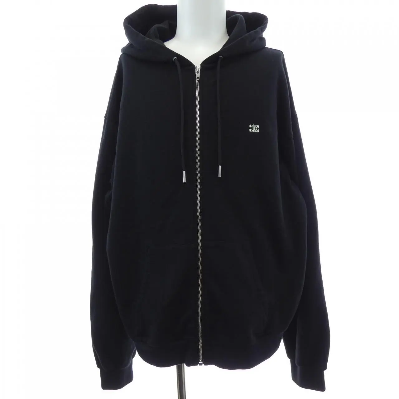 Pre-owned Celine Cashmere Small Leather Goods TRIOMPHE Blend Hoodie