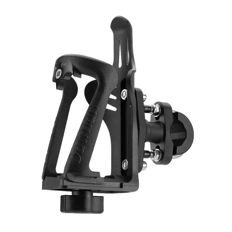 ROCKBROS Motorcycle Water Bottle Holder Bike Cup Holder - Bottle Size Adjustable for Handlebar & Frame for 2.3-3.74" Diameter Bottles,Motorcycle