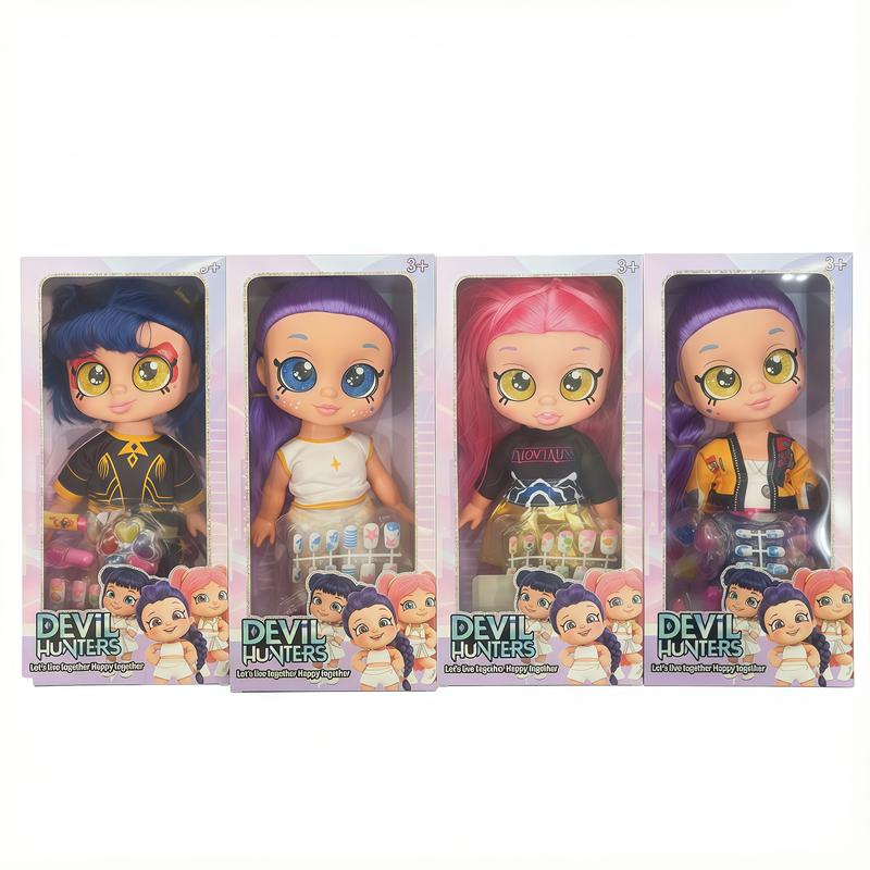 Devil Hunters 5D Doll with Big Glass Eyes & Shakeable Head RUMI MIRA & ZOEY Figurine Toy Collectible Kpop Idol Figure Cute Character Doll Alternative for Kids and Fans Gift Devil Hunters 5D Doll with Big Glass Eyes & Shakeable Head RUMI MIRA & ZOEY Figurine Toy Collectible Kpop Idol Figure Cute Character Doll Alternative for Kids and Fans Gift