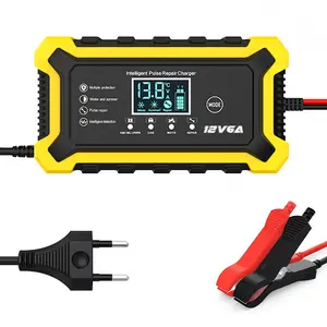 Smart Pulse Repair Charger, Constant Voltage Current Battery Charger, 12V 6a Lead Acid Car Battery Charger, Automotive Battery Charging