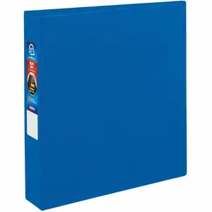 Avery Heavy-duty Binder - One-Touch Rings - DuraHinge, Blue, 8 1/2" Width x 11" Length, AVE79885