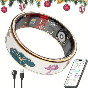 Unisex Smart Ring for Health Monitoring, Wearable Fitness Tracker with Sleep Tracking, Ideal for Daily Health Management