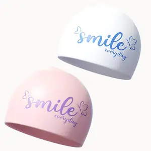 Women‘s Swim Cap for All Hair - Large, Comfortable Silicone Swimming Cap, Waterproof Design for Long, Short, Thick & Curly Hair | Secure & Comfortable Fit