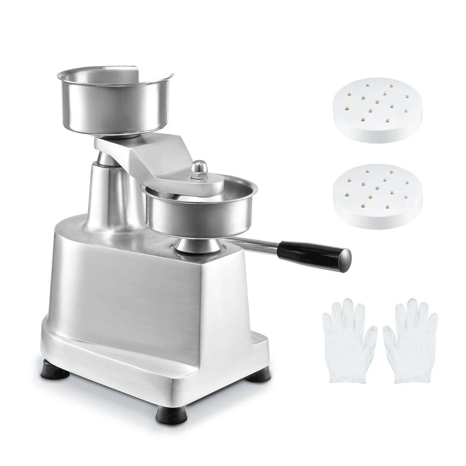 VEVOR Commercial Burger Patty Maker, 130mm/5inch Hamburger Beef Patty ...