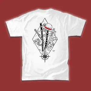 One Piece Sword Hoodie, Minimalist Manga-Inspired, Iconic Straw Hat Design, Perfect for Anime Enthusiasts, Unisex hoodie Classic Cotton Menswear Shirt