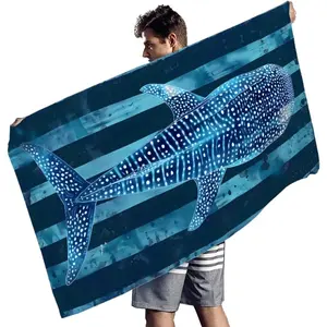 1PC Whale Shark Ocean Print Beach Towel | Lightweight  Ultra Quick-Dry | Highly Absorbent  Sand-Resistant | Unisex Adult Size | Perfect for Gym Pool Swimming Travel  Beach Adventures