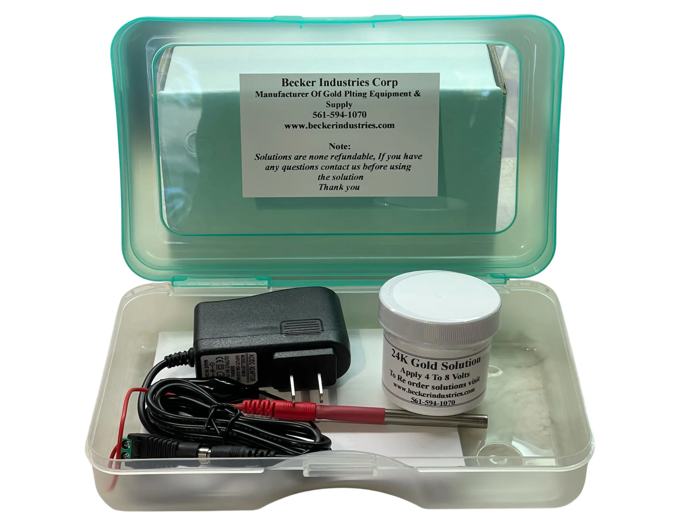 Mini Plater 18K Gold Plating Kit, Gold Plating Machine