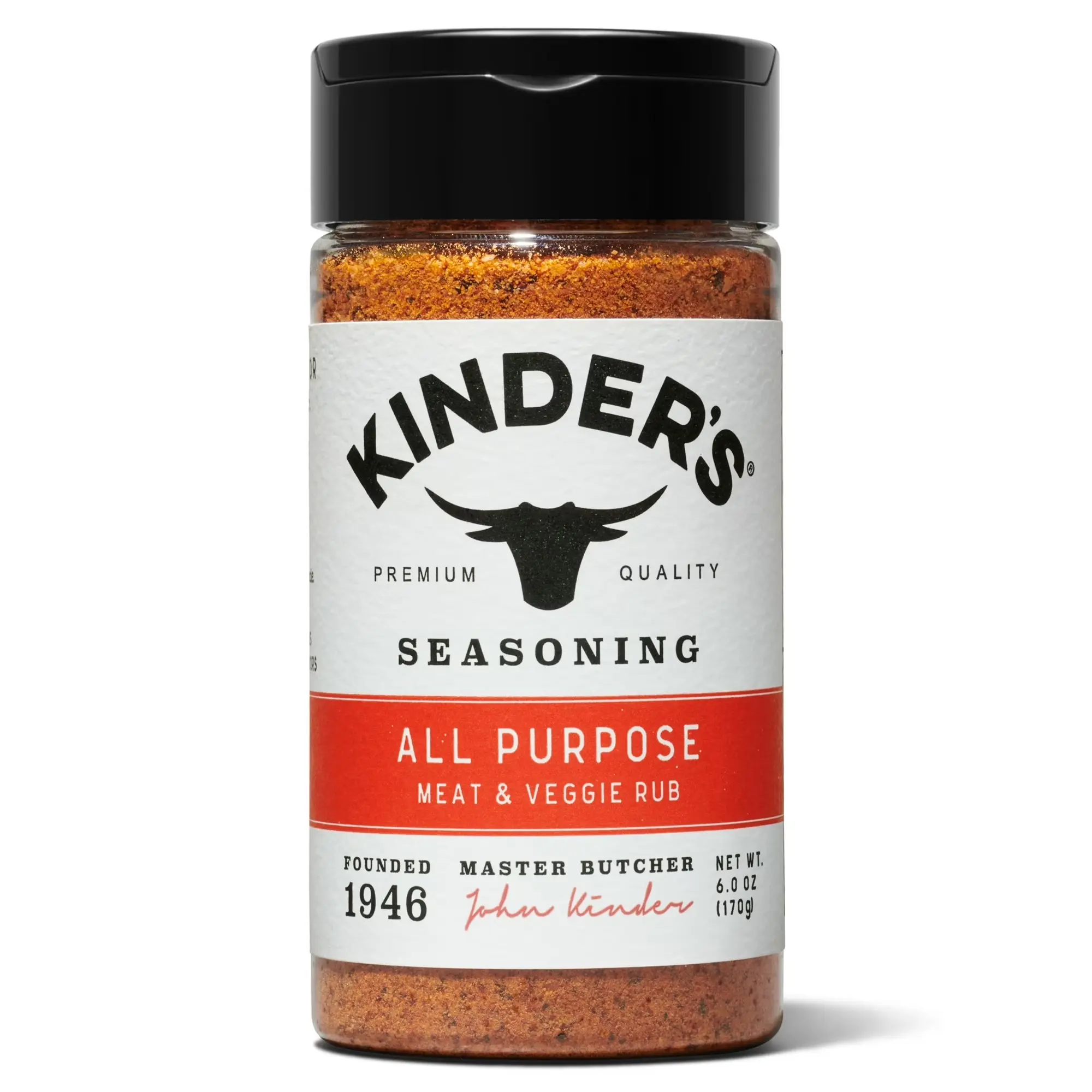 Kinder's All Purpose Seasoning, Sea Salt, Garlic & Chili Spice Blend, 6 oz