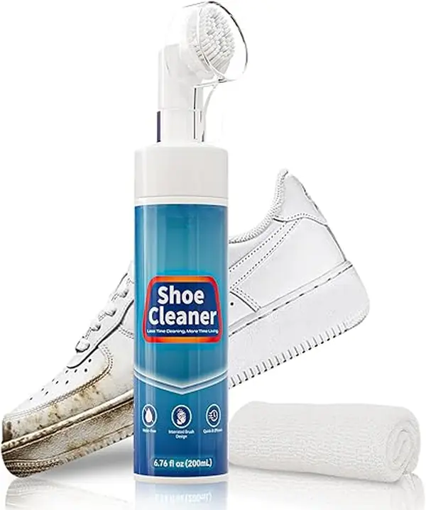 Shoe Cleaner, Sneaker Cleaner, Shoe Cleaning Kit for Sneaker, Tennis Shoes, Gifts for Teen Boys, Water-Free Foam 6.76fl oz
