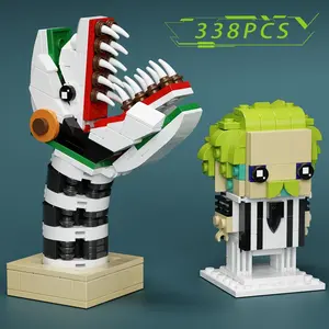 2-in-1 Betelgeuse Sandworm Building Set, Building Block Sets, Horror Ghost Figures Building Blocks Bricks Toy, Creative Blocks Building Toy for Adults & Teens