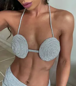 FREYA RHINESTONE EMBELLISHED BRA TOP
