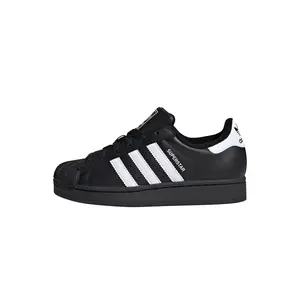 Adidas Superstar II GS Sports Sneaker - "Black White" Style, JH9977 Model