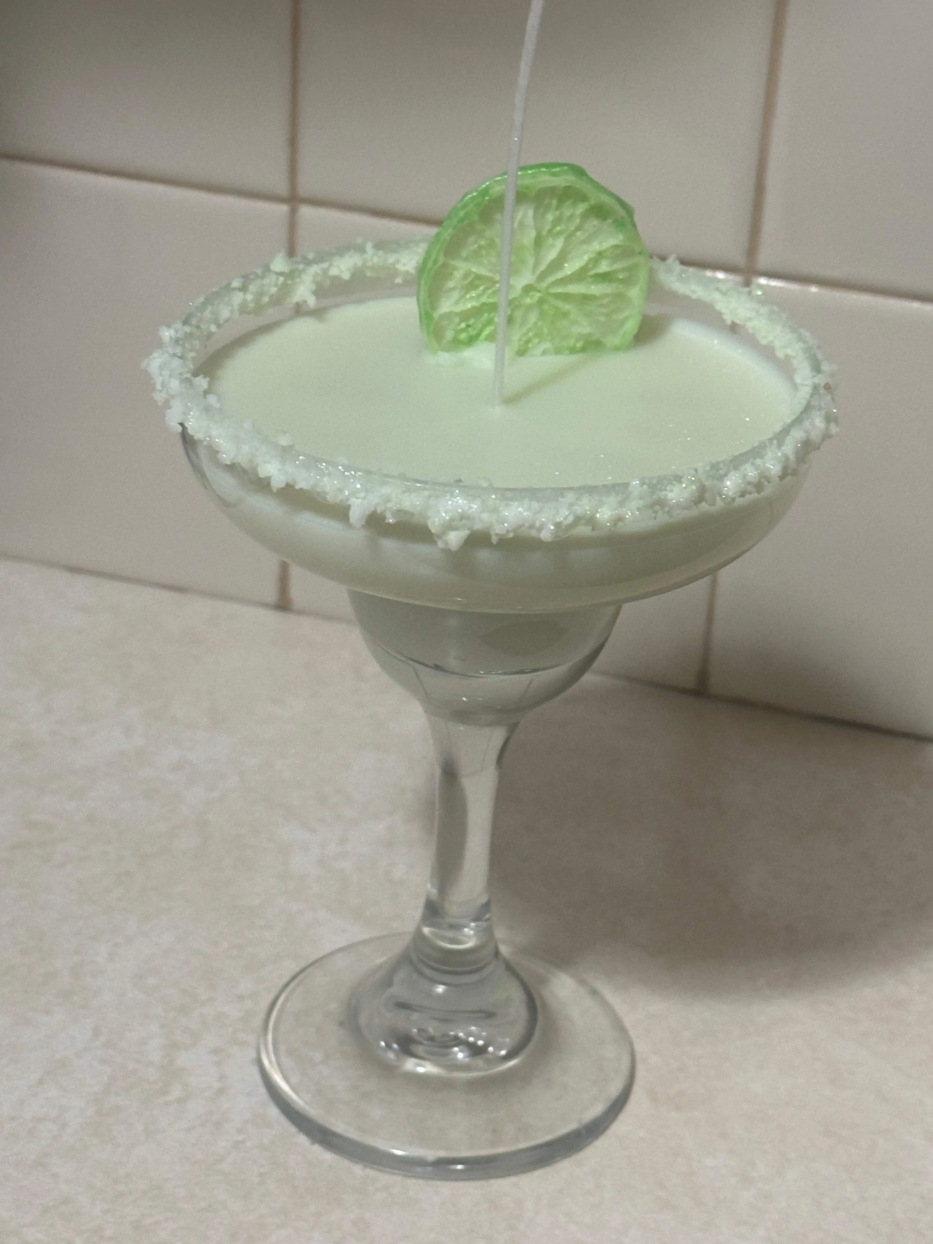 Margarita Glitter Candle