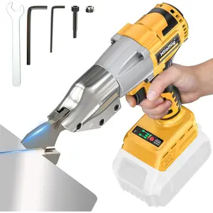 Sheet: 221 Ft-Lbs, 360 Pivoting Head, Cuts 18GA, Compatible with 20V Battery