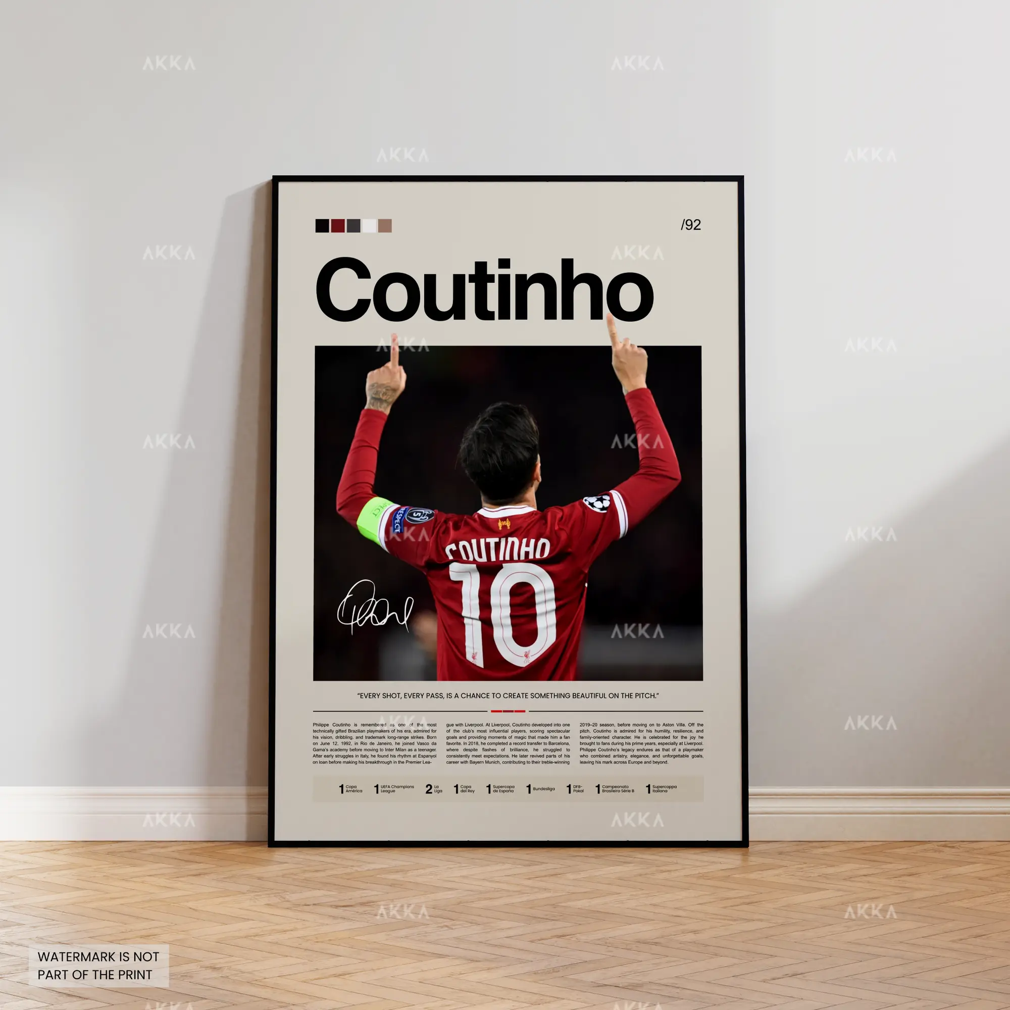 Philippe Coutinho - Liverpool poster