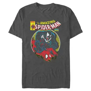 Men's Spider-Man Venom Vs Spidey Battle T-Shirt