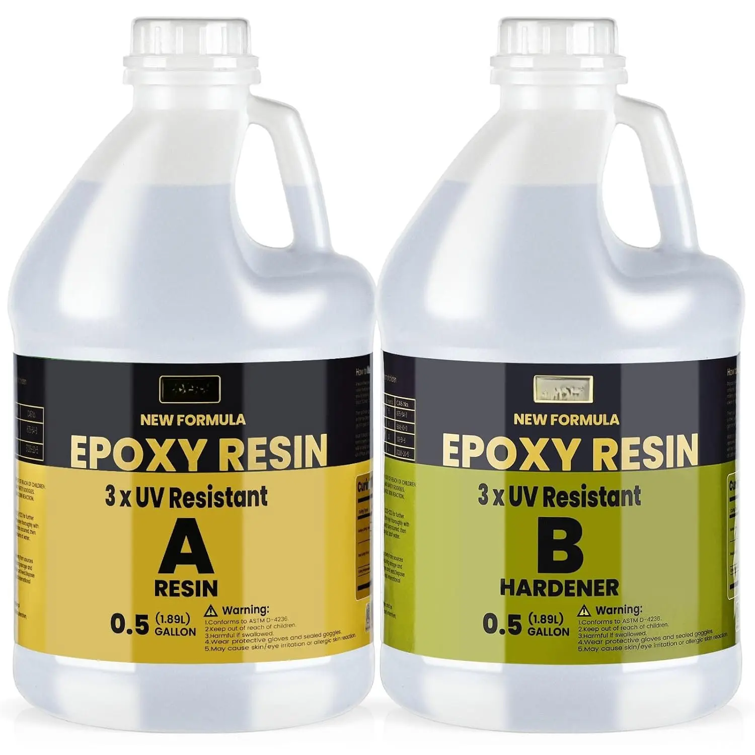 1 Gallon 3UV Resistant  Kit,No Bubble &  Clear Epoxy  for Coating, Casting, Table Top,DIY, Bar Top, River Tables,  Art,  with High Gloss Finish