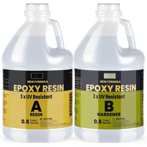 1 Gallon 3UV Resistant  Kit,No Bubble &  Clear Epoxy  for Coating, Casting, Table Top,DIY, Bar Top, River Tables,  Art,  with High Gloss Finish