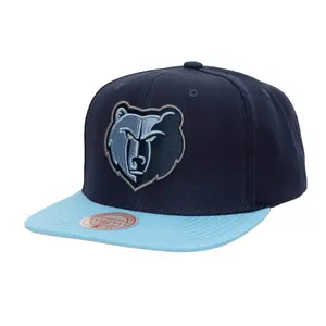 Mitchell & Ness Nvy/Lt Bl NBA Memphis Grizzlies Team 2 Tone 2.0 Snapback